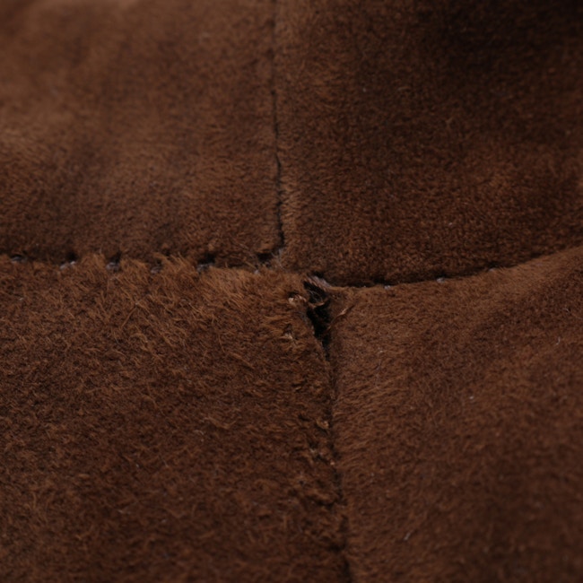 Image 4 of Leather Pants 34 Camel in color Brown | Vite EnVogue