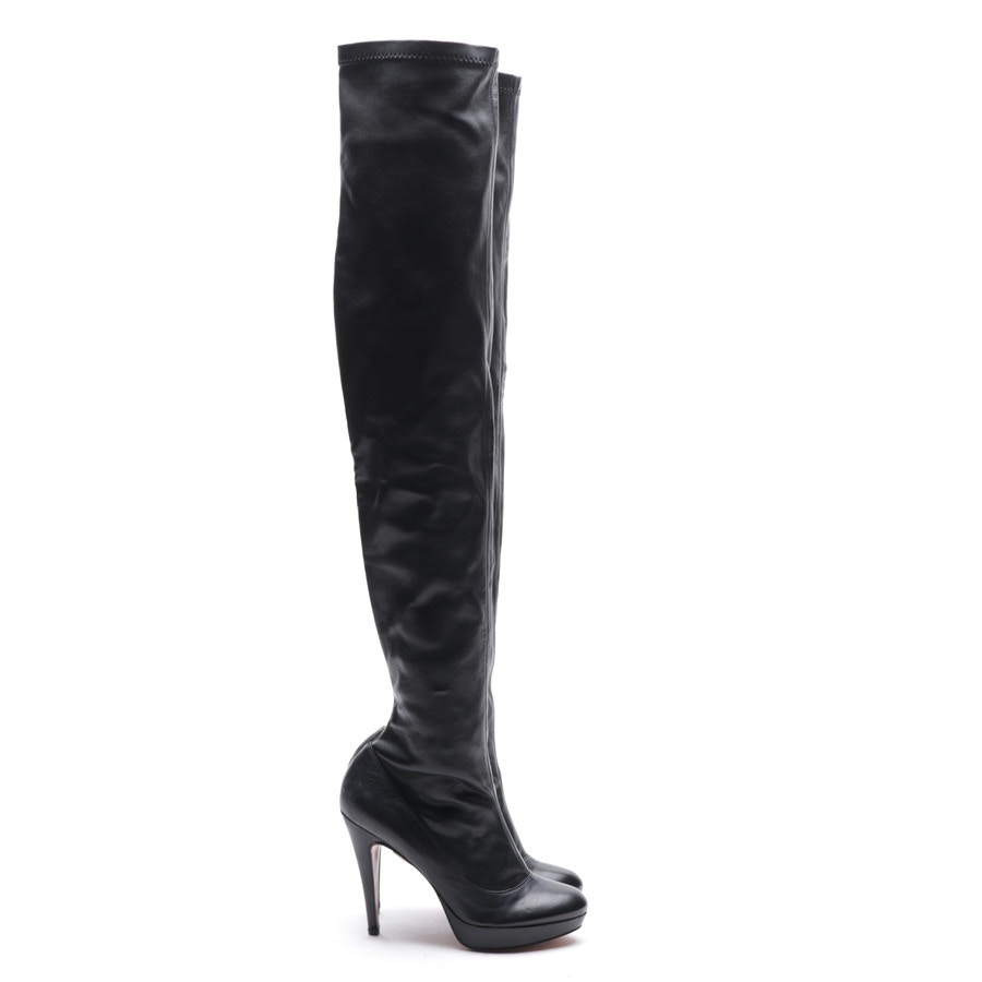 Image 1 of Overknee Boots EUR38 Black in color Black | Vite EnVogue