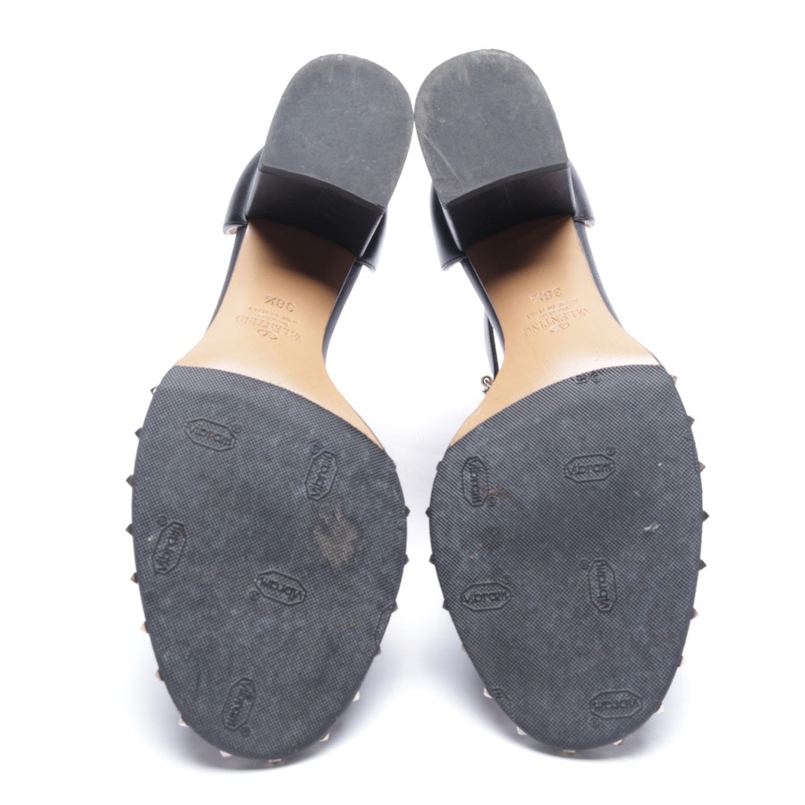 Image 4 of Rockstud Heeled Sandals EUR 38.5 Black in color Black | Vite EnVogue