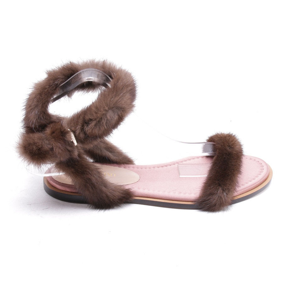 Image 1 of Sandals EUR 39 Brown in color Brown | Vite EnVogue