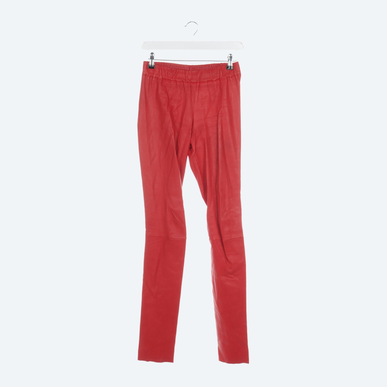 Image 1 of Leather Pants 36 Red in color Red | Vite EnVogue