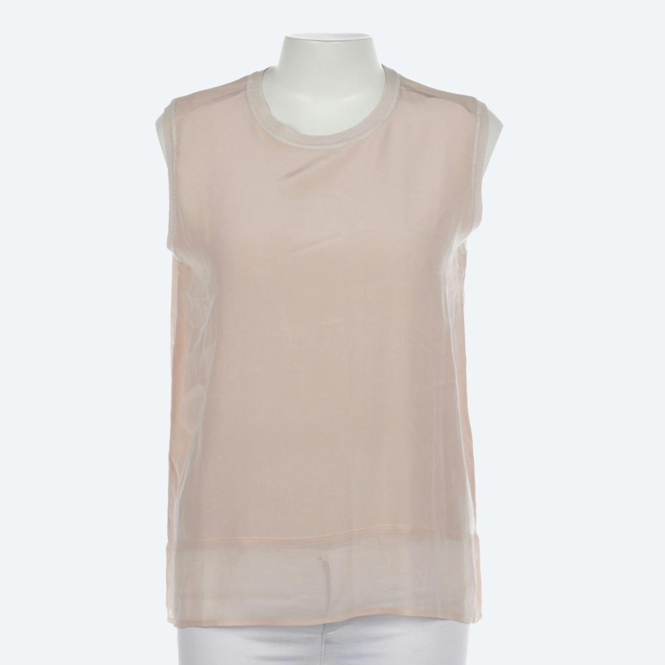 Image 1 of Silk Top L Nude in color Pink | Vite EnVogue
