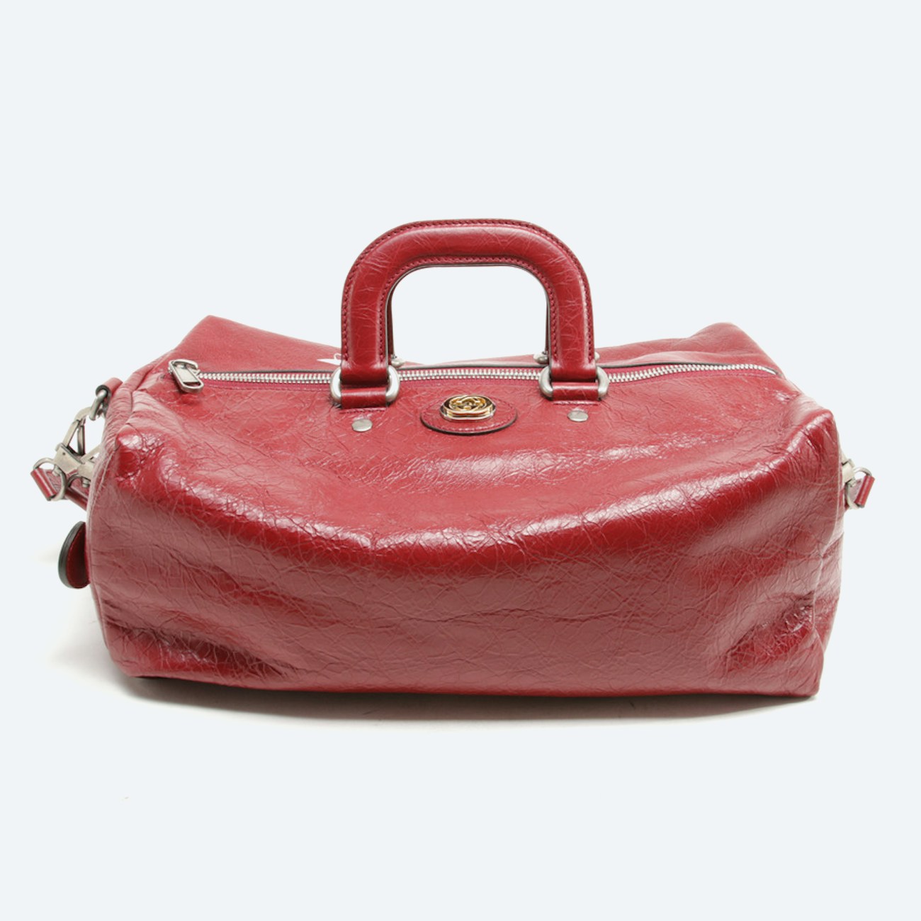 Image 1 of Duffle Handbag Dark red in color Red | Vite EnVogue