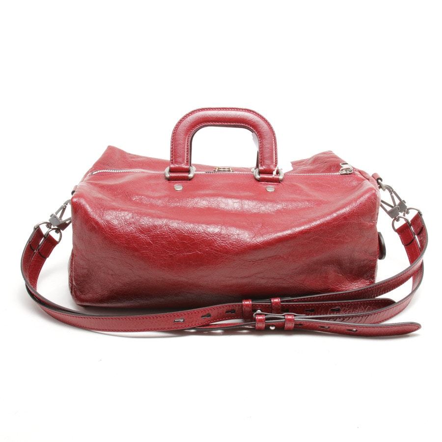 Image 2 of Duffle Handbag Dark red in color Red | Vite EnVogue
