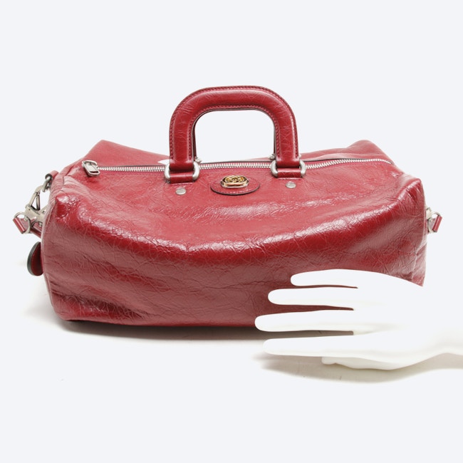 Image 4 of Duffle Handbag Dark red in color Red | Vite EnVogue