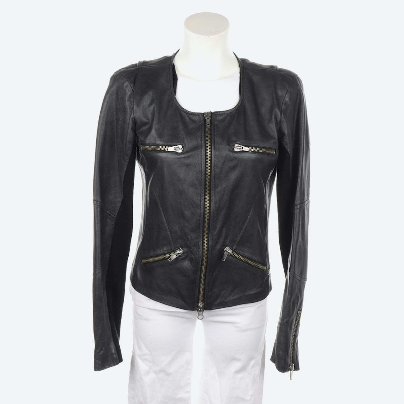 Image 1 of LeatherJacket M Anthracite in color Gray | Vite EnVogue