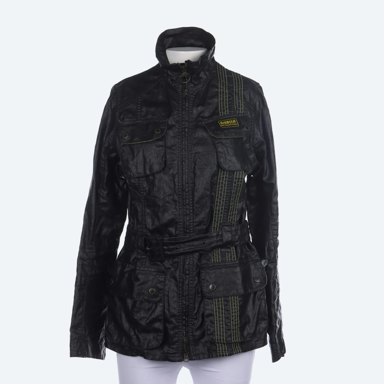 Image 1 of Linen Jacket 38 Black in color Black | Vite EnVogue