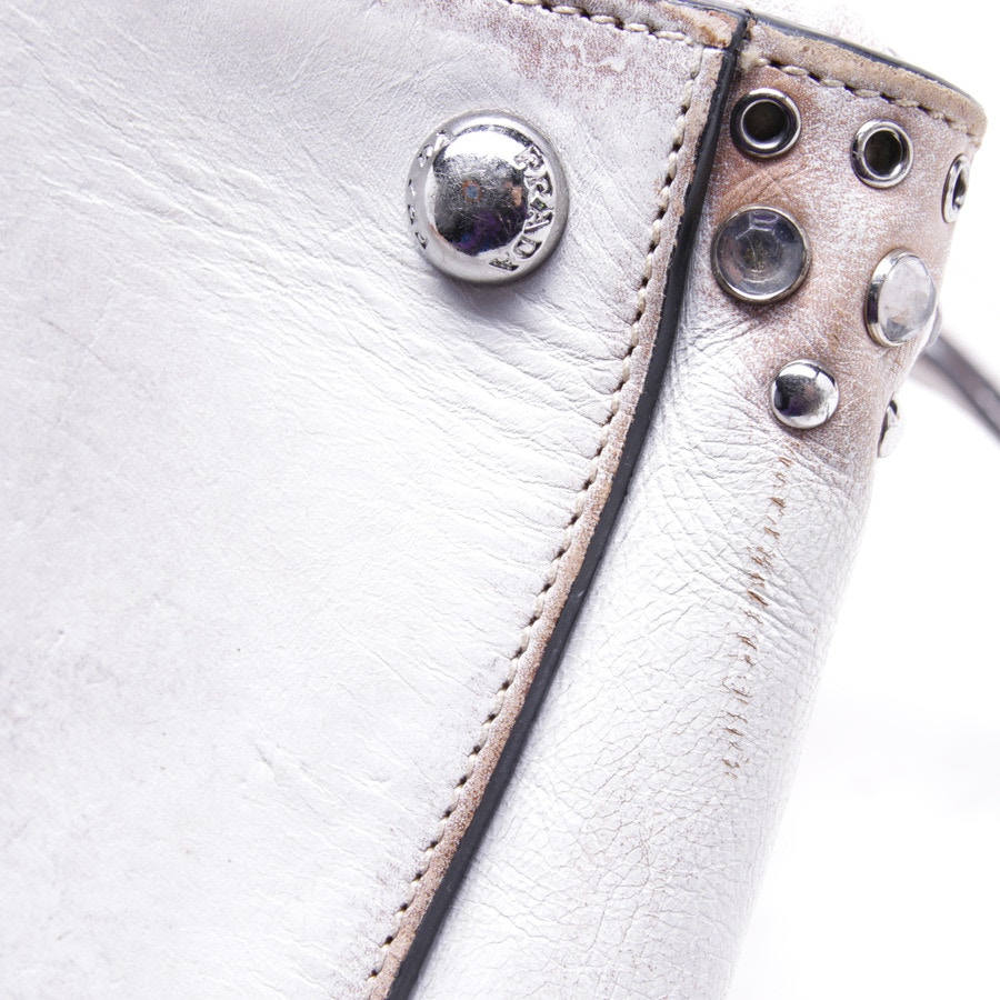 Image 10 of Handbag Beige in color White | Vite EnVogue