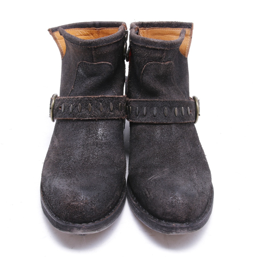 Image 2 of Ankle Boots EUR38 Dark Brown in color Brown | Vite EnVogue