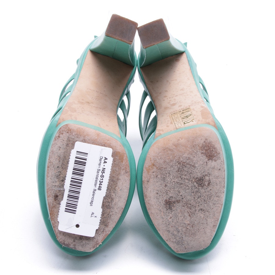 Image 4 of Heeled Sandals EUR38 Green in color Green | Vite EnVogue