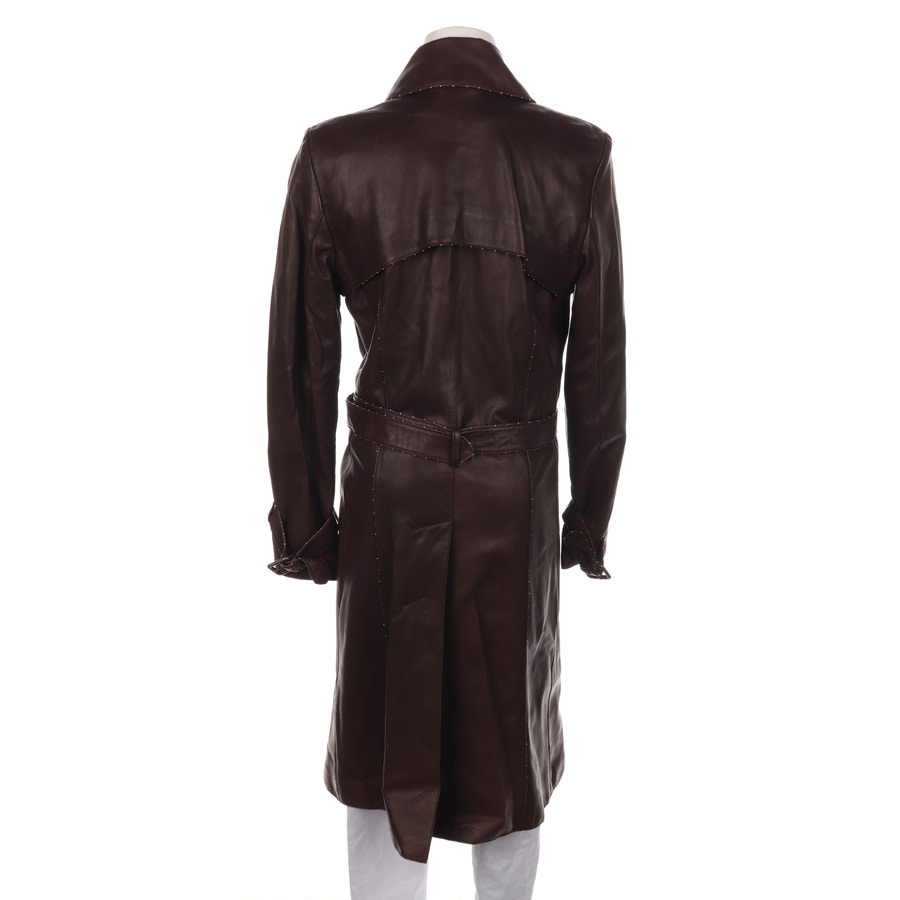 Image 2 of Leather Coat M Cognac in color Brown | Vite EnVogue