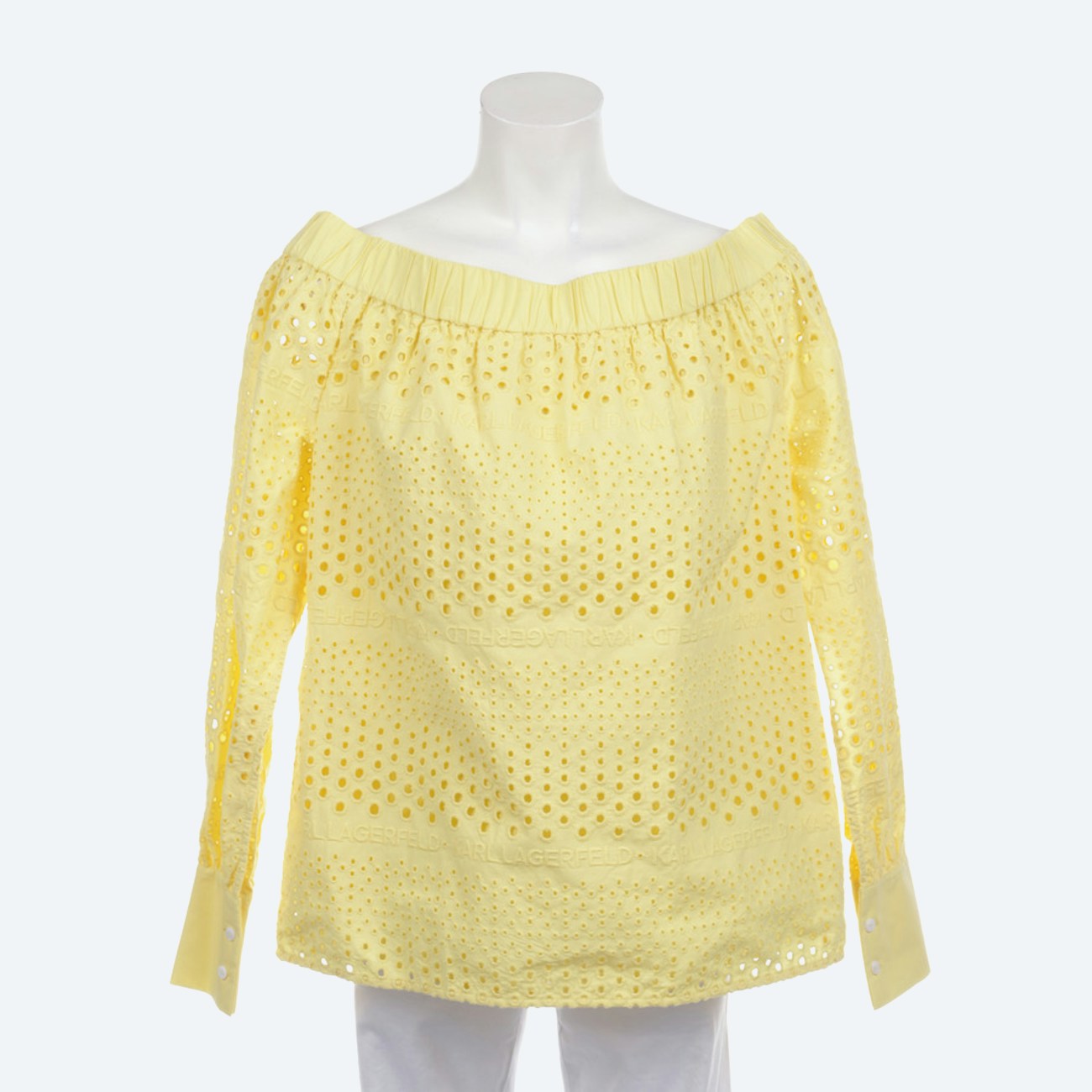 Image 1 of Shirt Blouse 32 Yellow in color Yellow | Vite EnVogue
