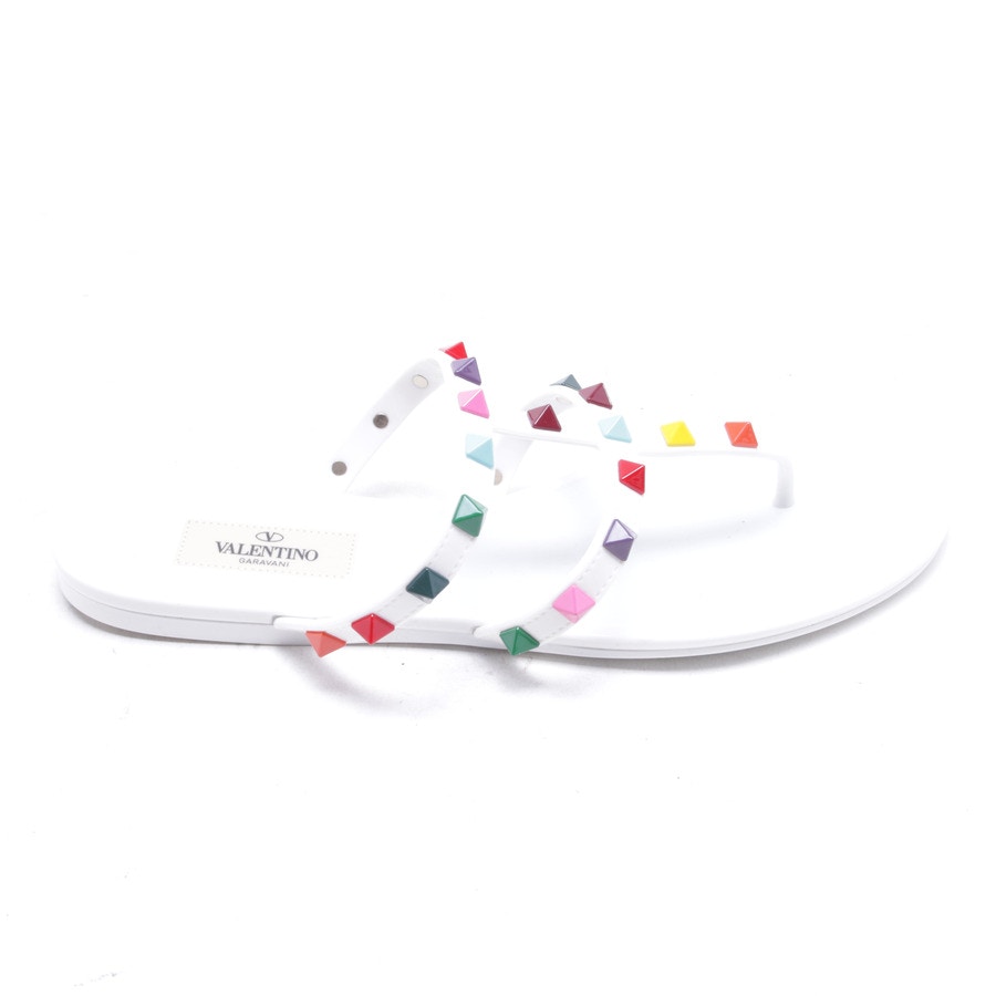 Image 1 of Rockstud Sandals EUR 37 White in color White | Vite EnVogue