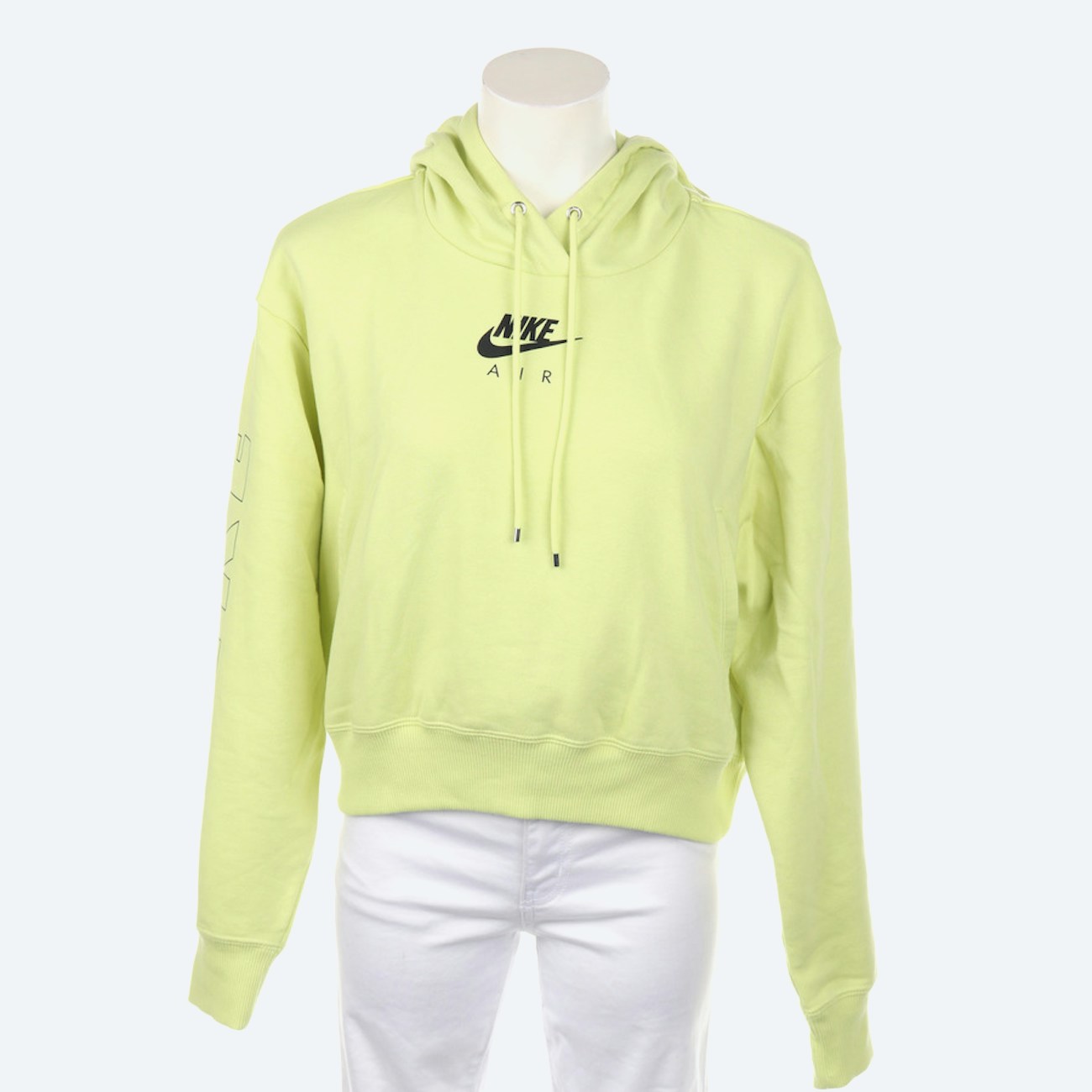 Image 1 of Hooded Sweatshirt S Greenyellow in color Green | Vite EnVogue