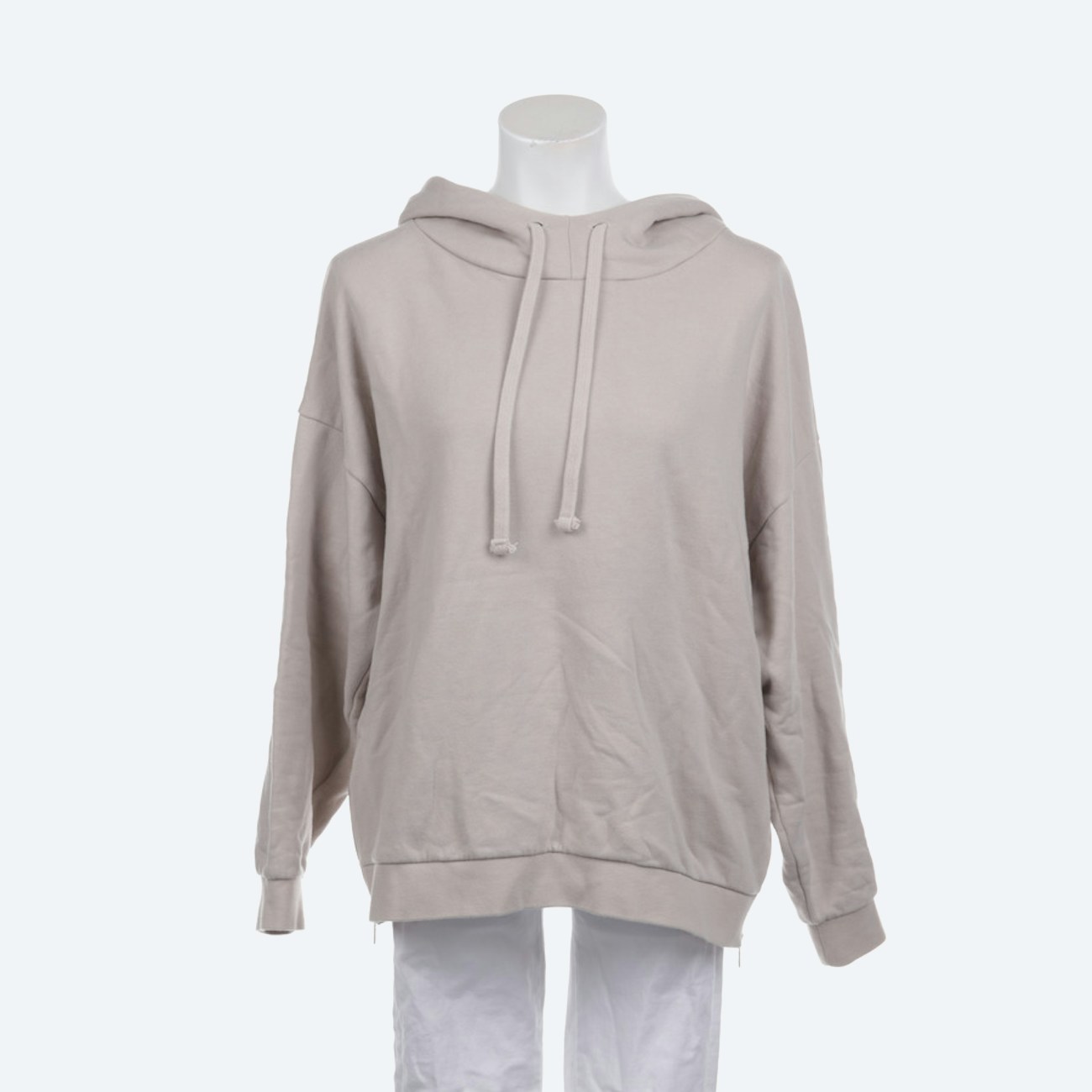 Image 1 of Hooded Sweatshirt L Beige in color White | Vite EnVogue