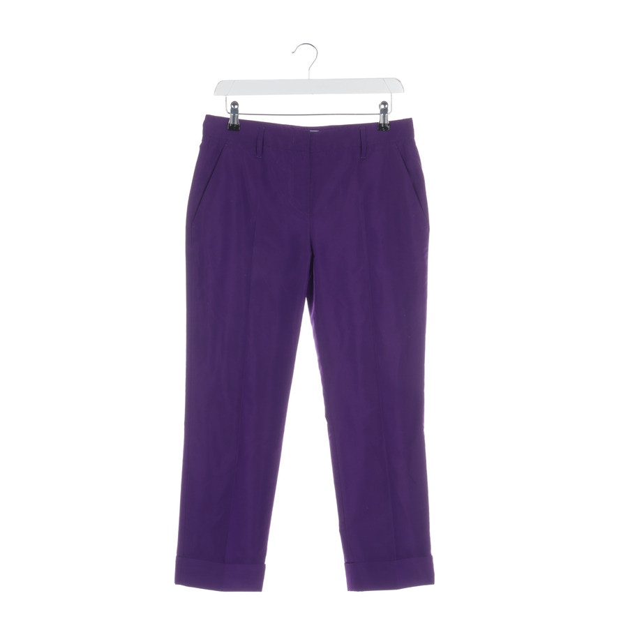 Image 1 of Silk Pants 34 Purple in color Purple | Vite EnVogue