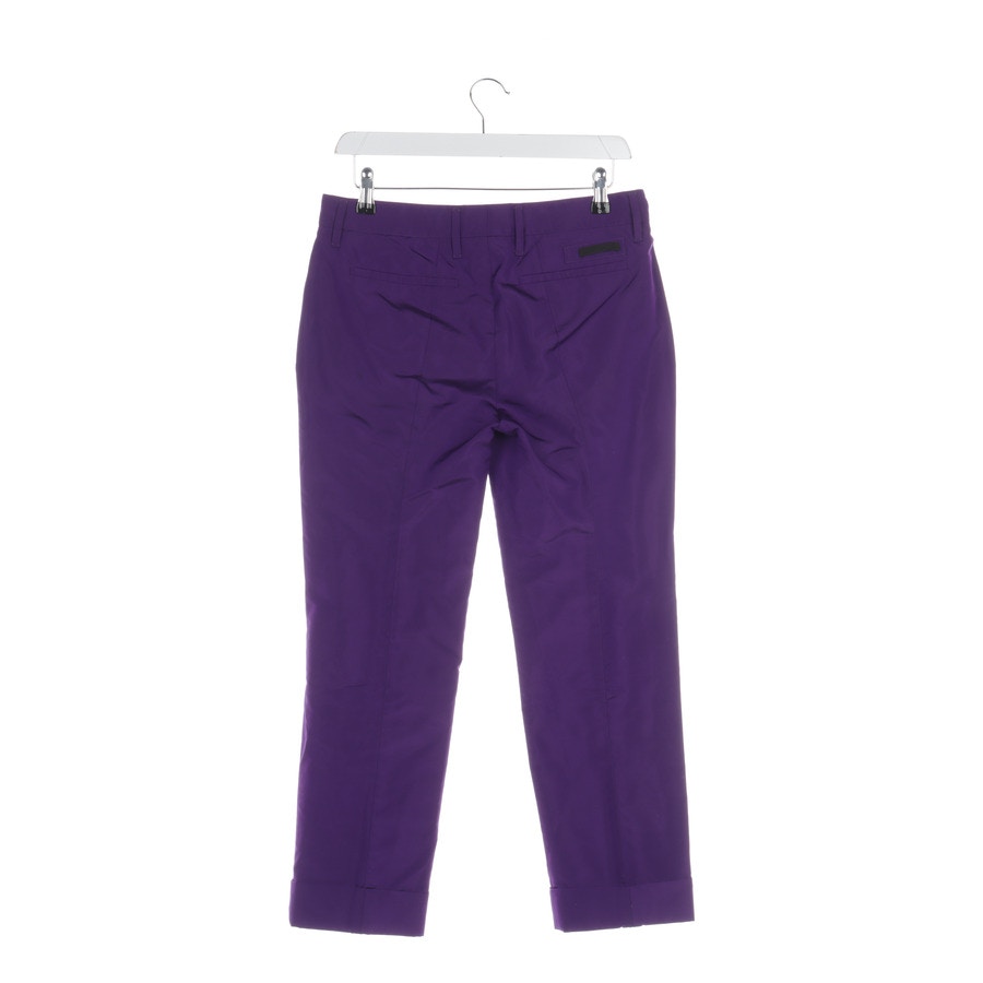Image 2 of Silk Pants 34 Purple in color Purple | Vite EnVogue