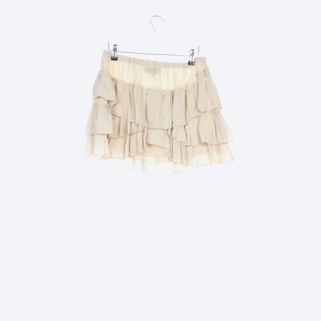 Image 2 of Silk Skirt 36 Beige in color White | Vite EnVogue