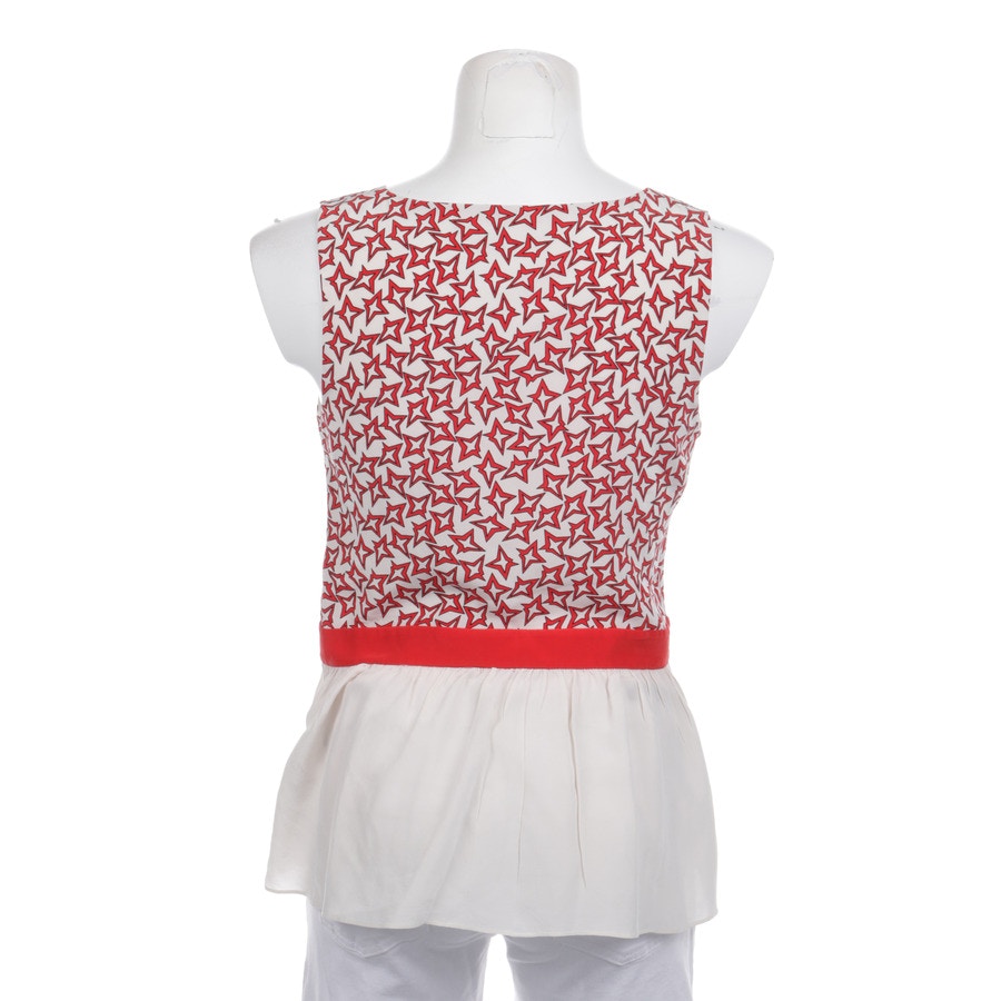 Image 2 of Silk Top 38 Red in color Red | Vite EnVogue