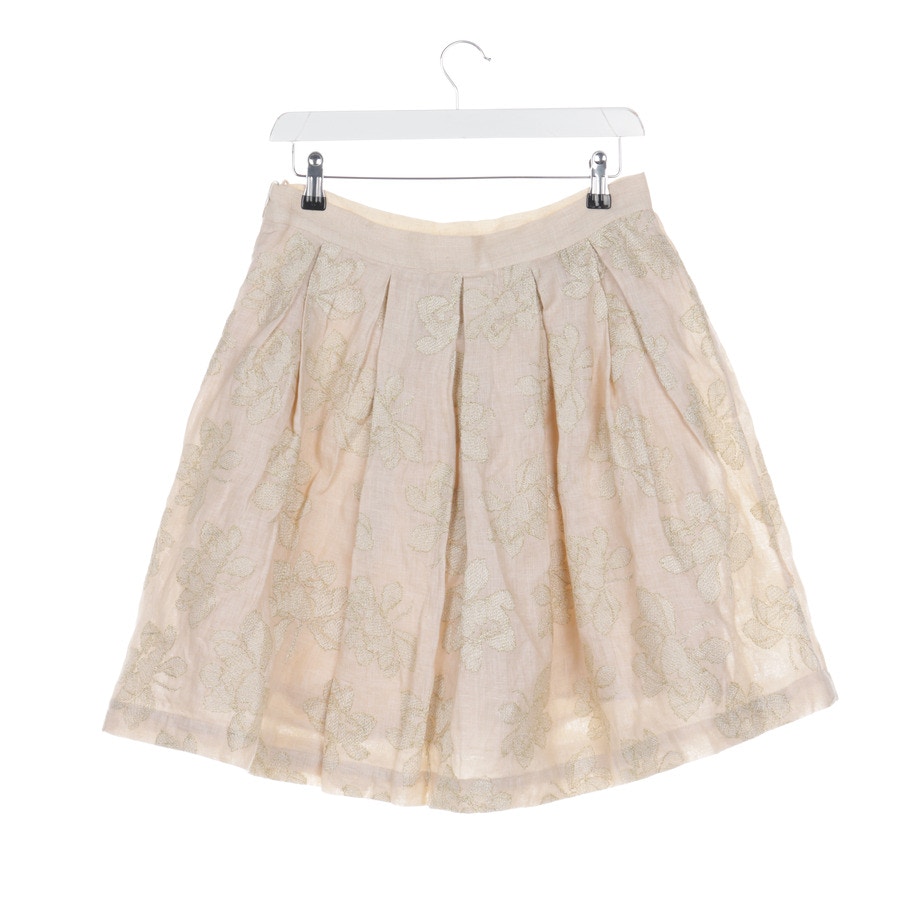 Image 2 of Linen Skirt 36 Beige in color White | Vite EnVogue