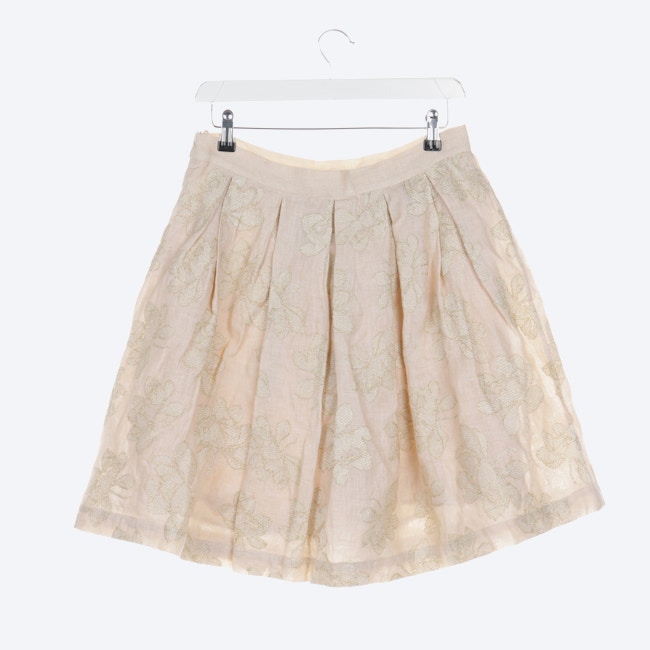 Image 2 of Linen Skirt 36 Beige in color White | Vite EnVogue