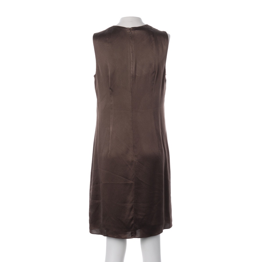 Image 2 of Silk Dress 38 Brown in color Brown | Vite EnVogue