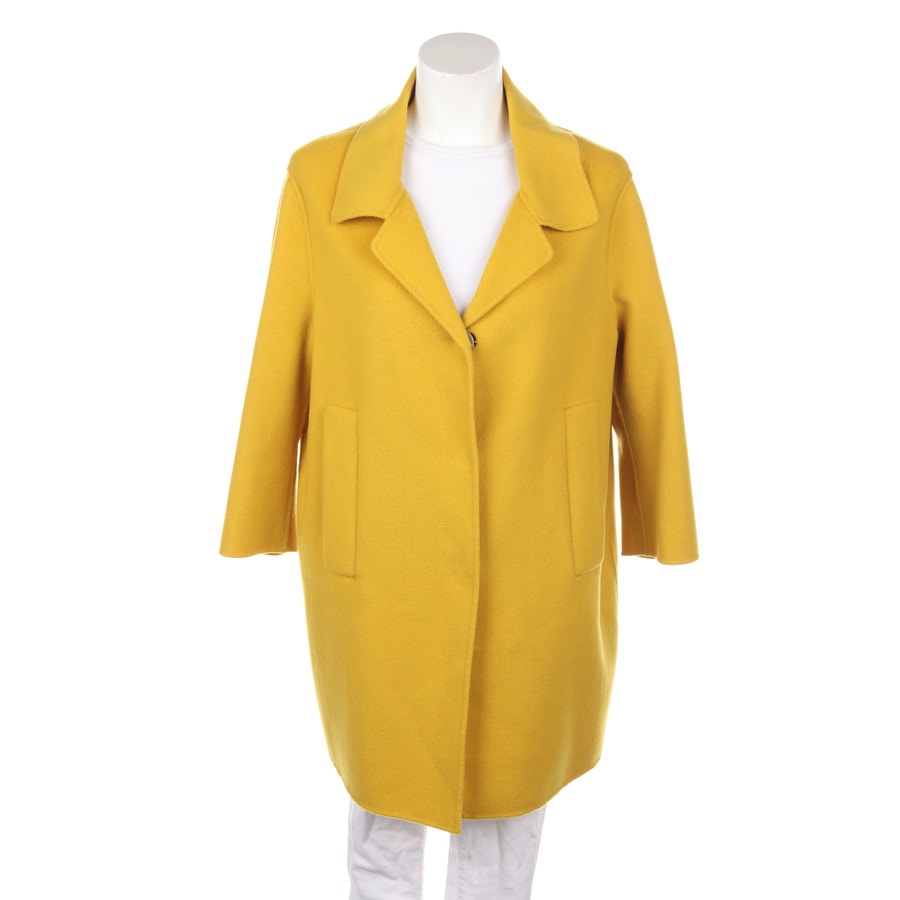 Image 1 of Between-seasons Coat 38 Yellow in color Yellow | Vite EnVogue