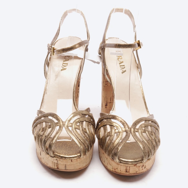 Image 2 of Heeled Sandals EUR38 Metallic in color Metallic | Vite EnVogue