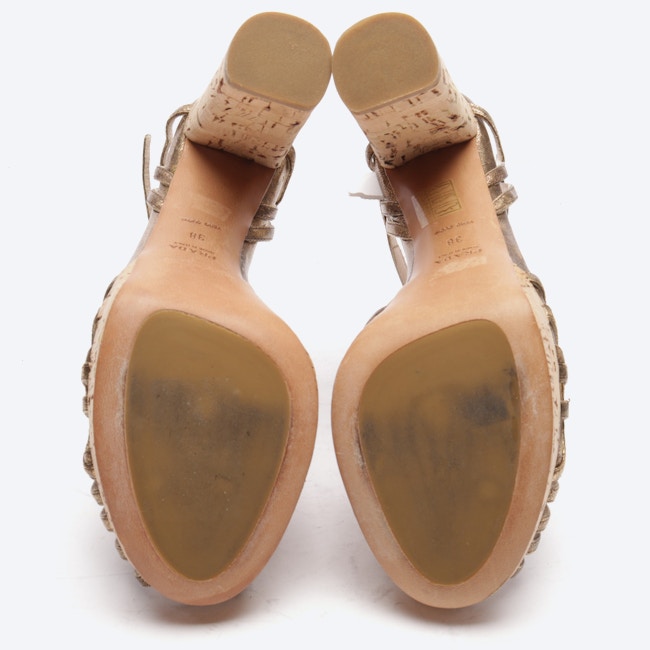 Image 4 of Heeled Sandals EUR38 Metallic in color Metallic | Vite EnVogue
