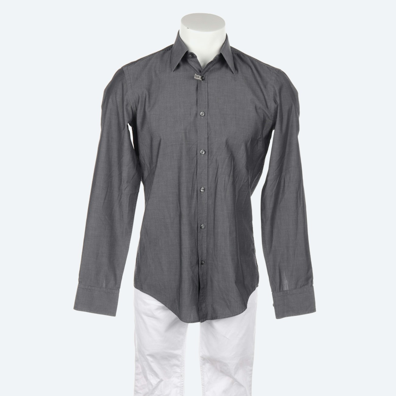 Image 1 of Casual Shirt 37 Gray in color Gray | Vite EnVogue