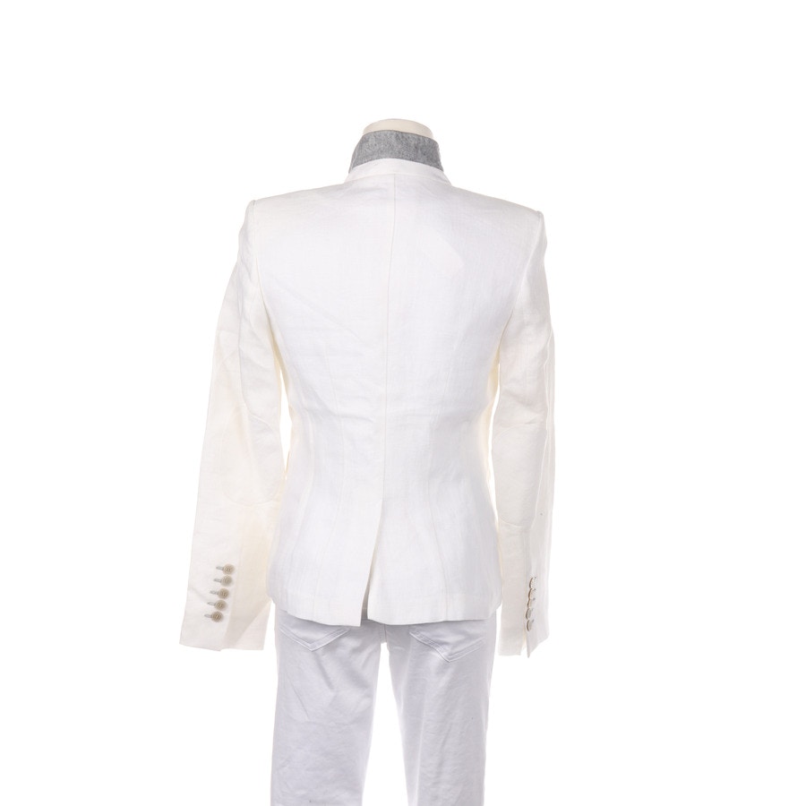 Image 2 of Linen Blazer 34 White in color White | Vite EnVogue