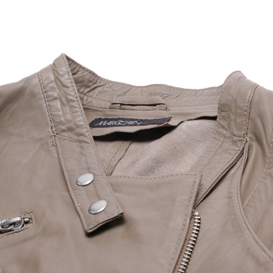 Image 4 of LeatherJacket 38 Tan in color Brown | Vite EnVogue