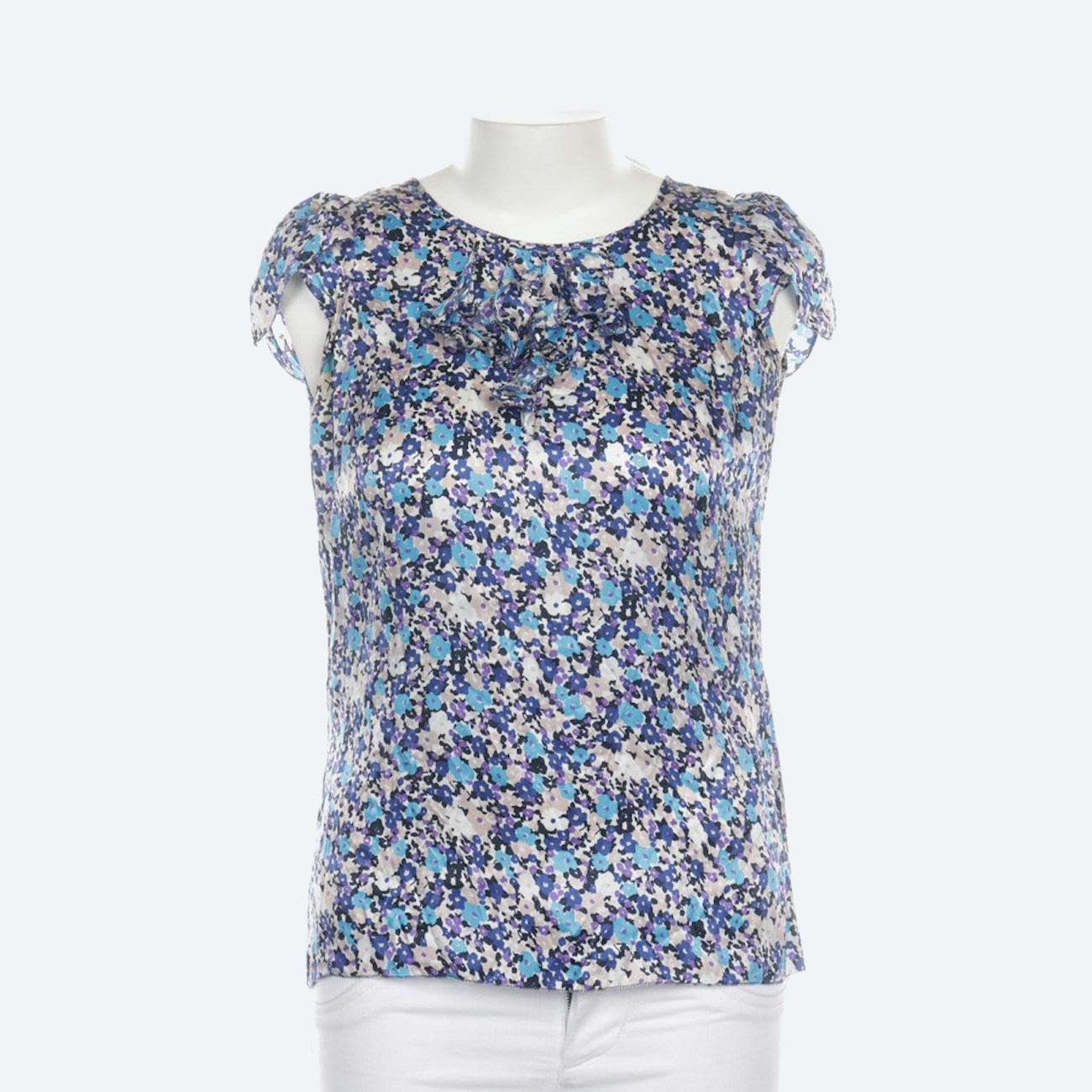 Image 1 of Silk Shirt 36 Multicolored in color Multicolored | Vite EnVogue