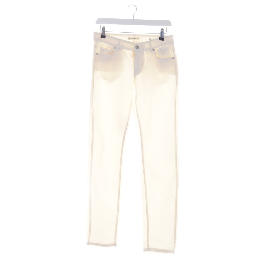 Image 1 of Trousers W26 Cream in color White | Vite EnVogue