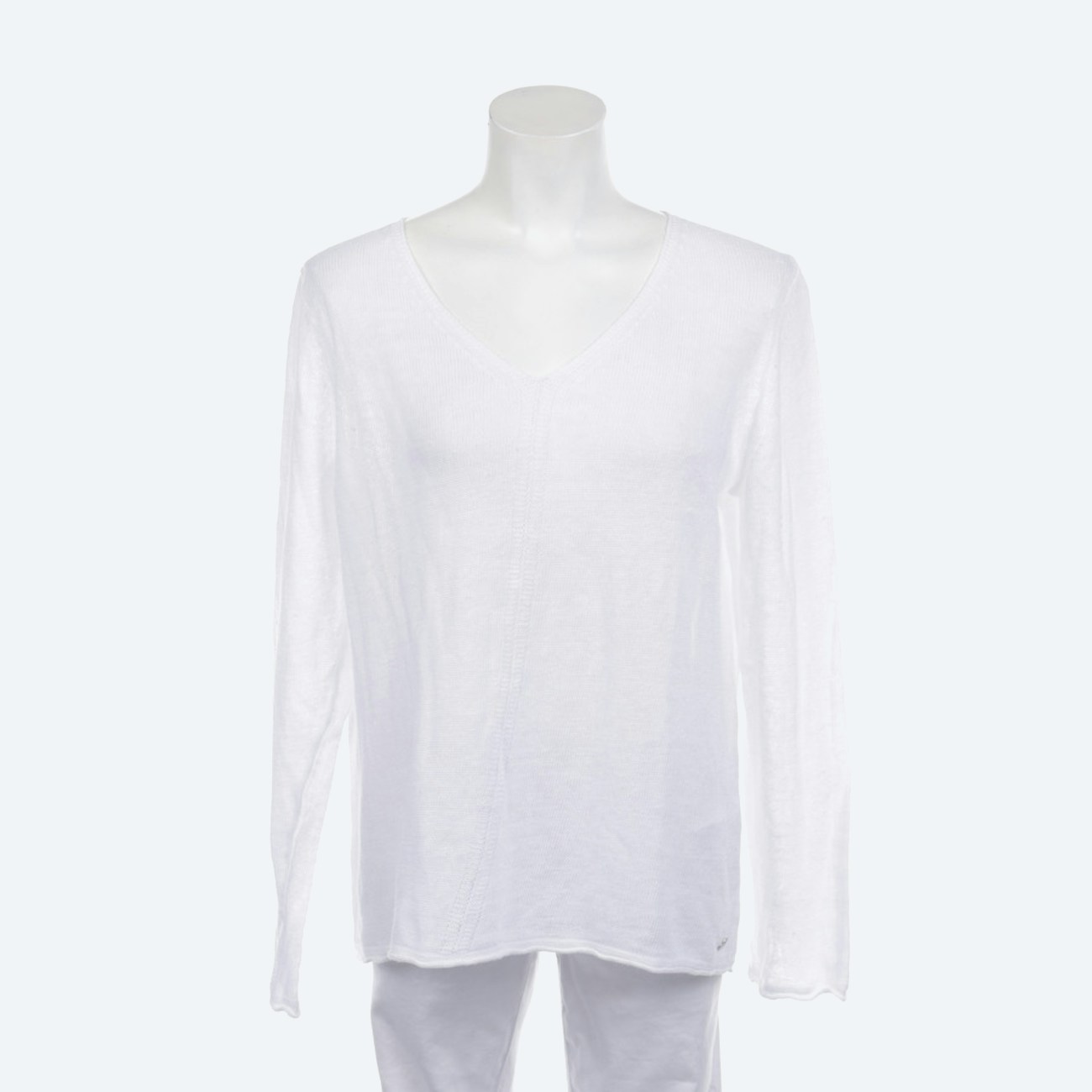 Image 1 of Linen Jumper L White in color White | Vite EnVogue