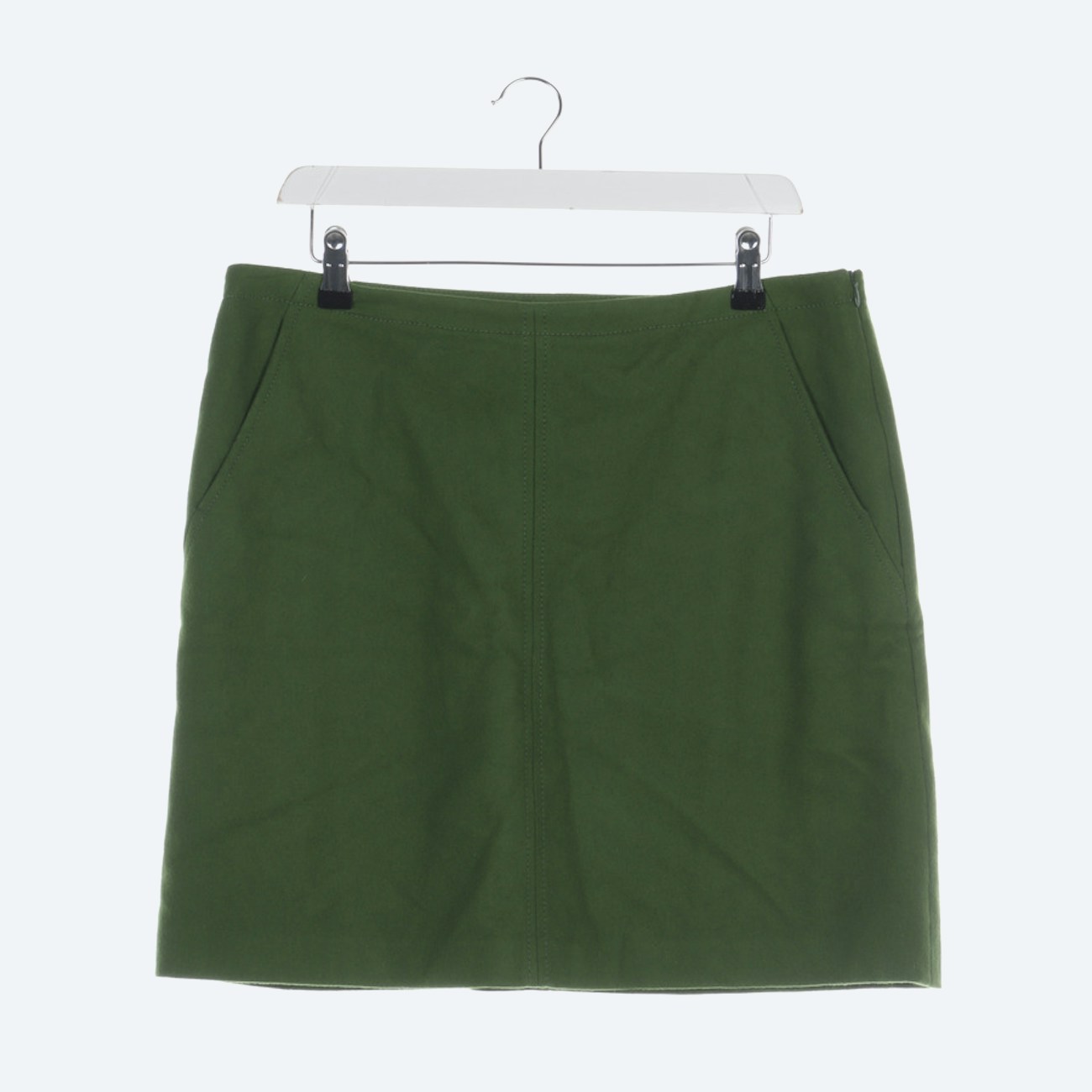 Image 1 of Mini Skirt 40 Green in color Green | Vite EnVogue