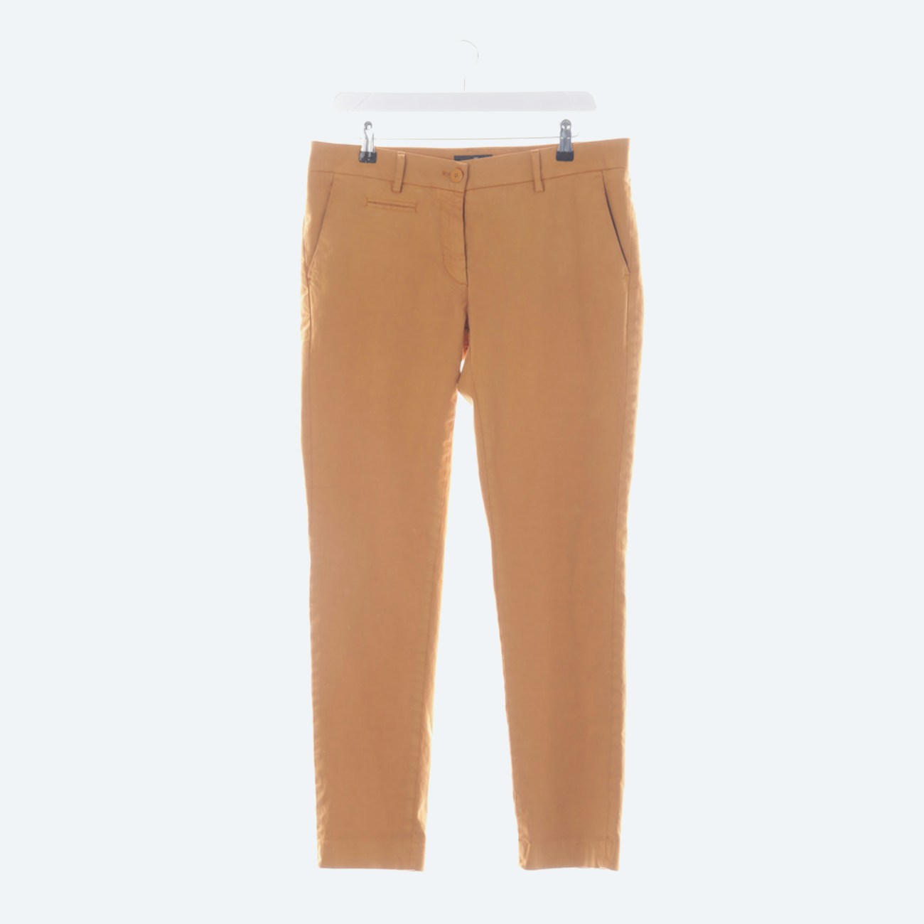 Image 1 of Trousers M Mustard Yellow in color Yellow | Vite EnVogue