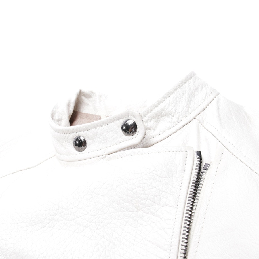 Image 3 of LeatherJacket 36 White in color White | Vite EnVogue