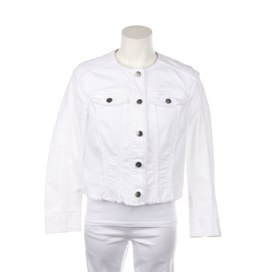 Image 1 of Jeans Jacket 40 White in color White | Vite EnVogue