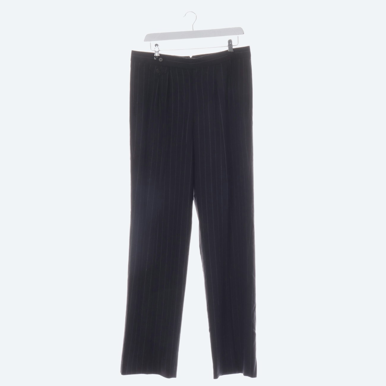 Image 1 of Wool Pants 40 Black in color Black | Vite EnVogue