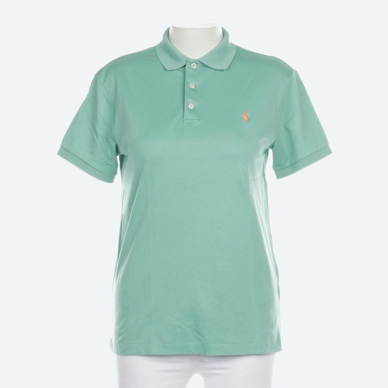 Image 1 of Polo Shirt M Light Green in color Green | Vite EnVogue