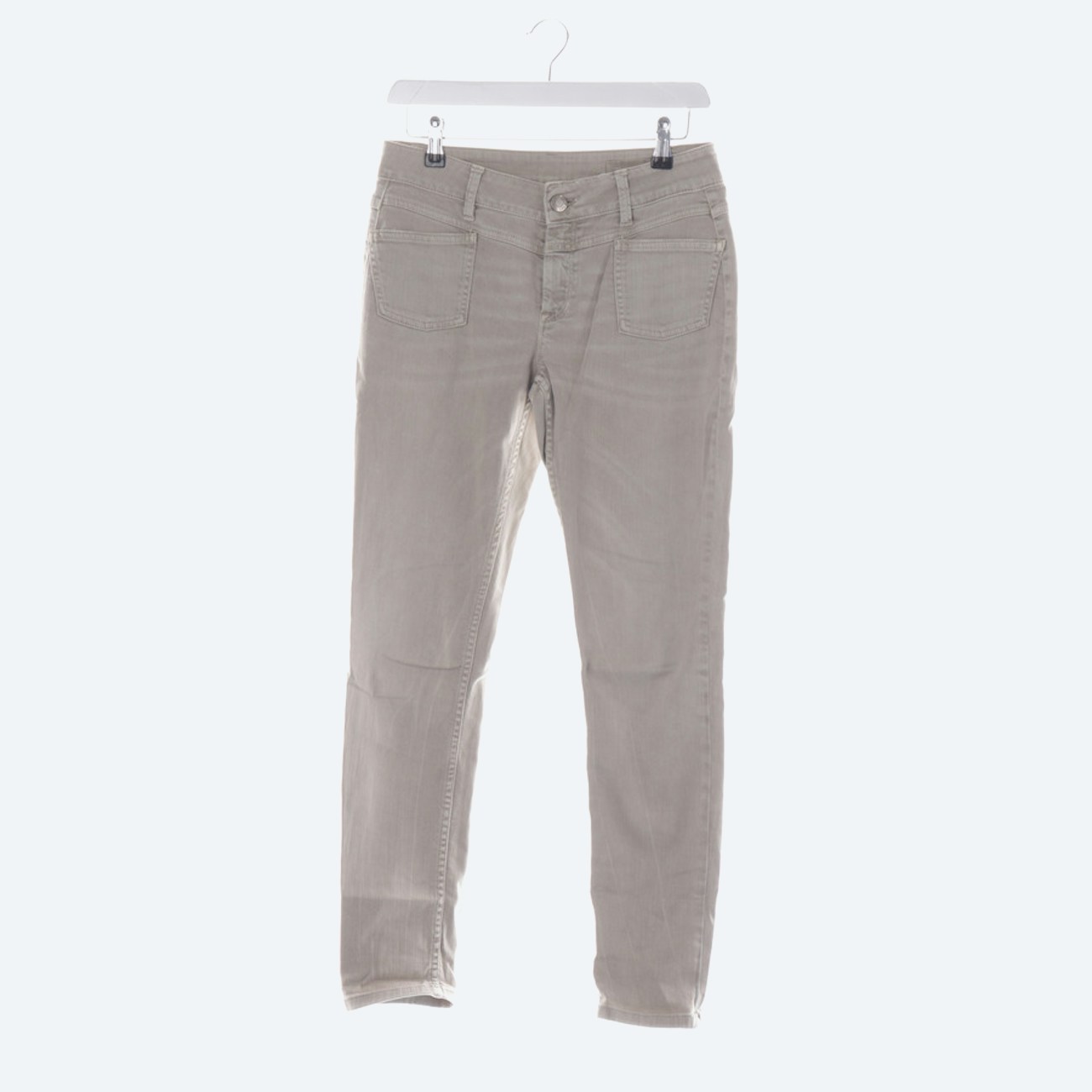 Image 1 of Jeans Slim Fit W26 Beige in color White | Vite EnVogue