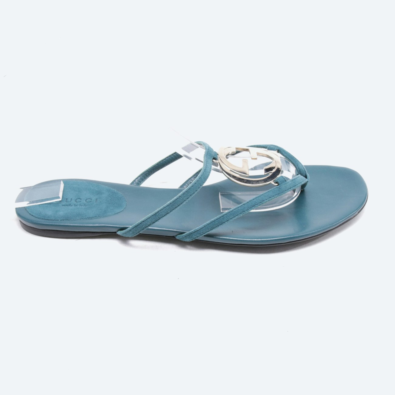 Image 1 of Sandals EUR 38.5 Cadetblue in color Blue | Vite EnVogue