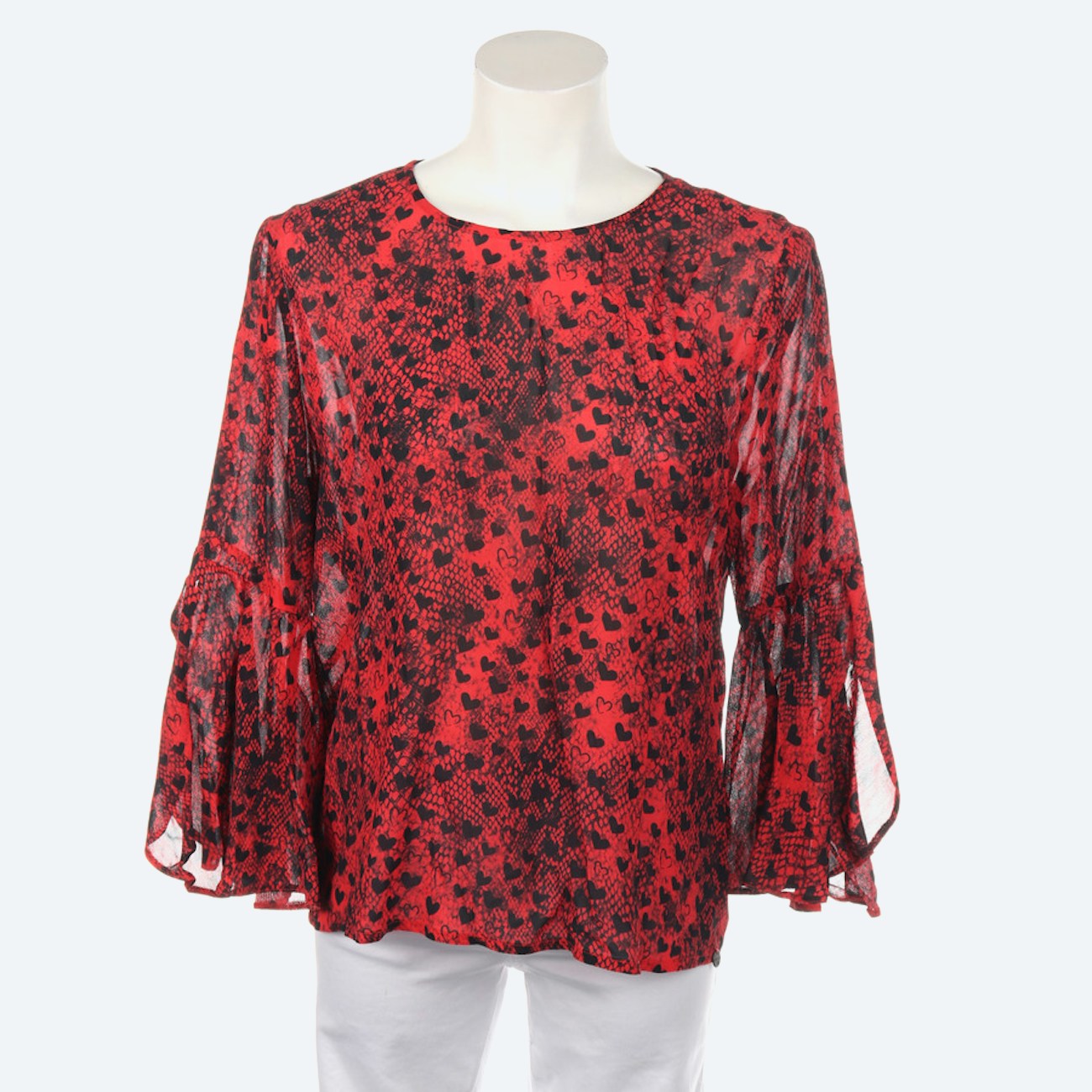 Image 1 of Shirt Blouse 38 Red in color Red | Vite EnVogue