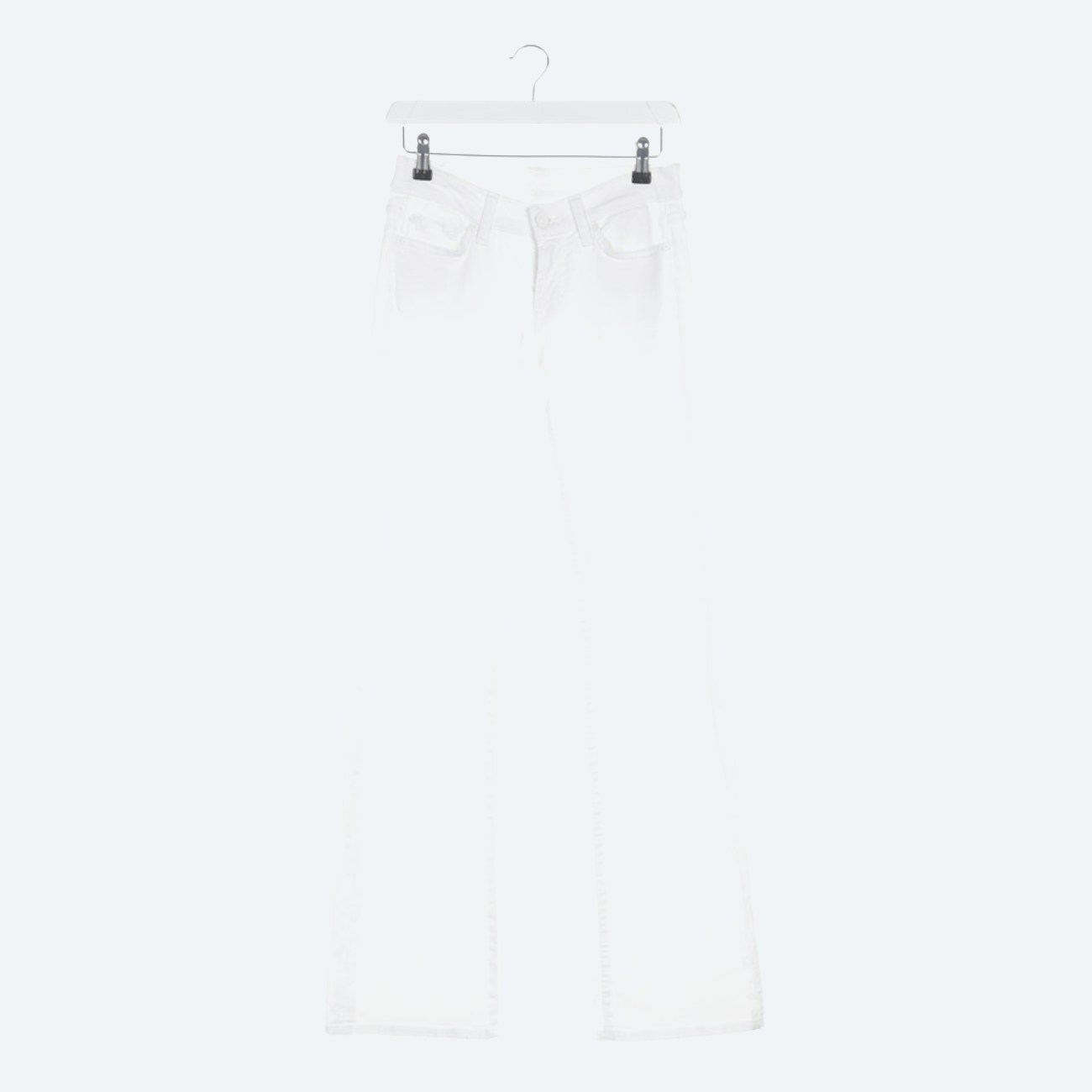 Image 1 of Jeans Flared W25 White in color White | Vite EnVogue