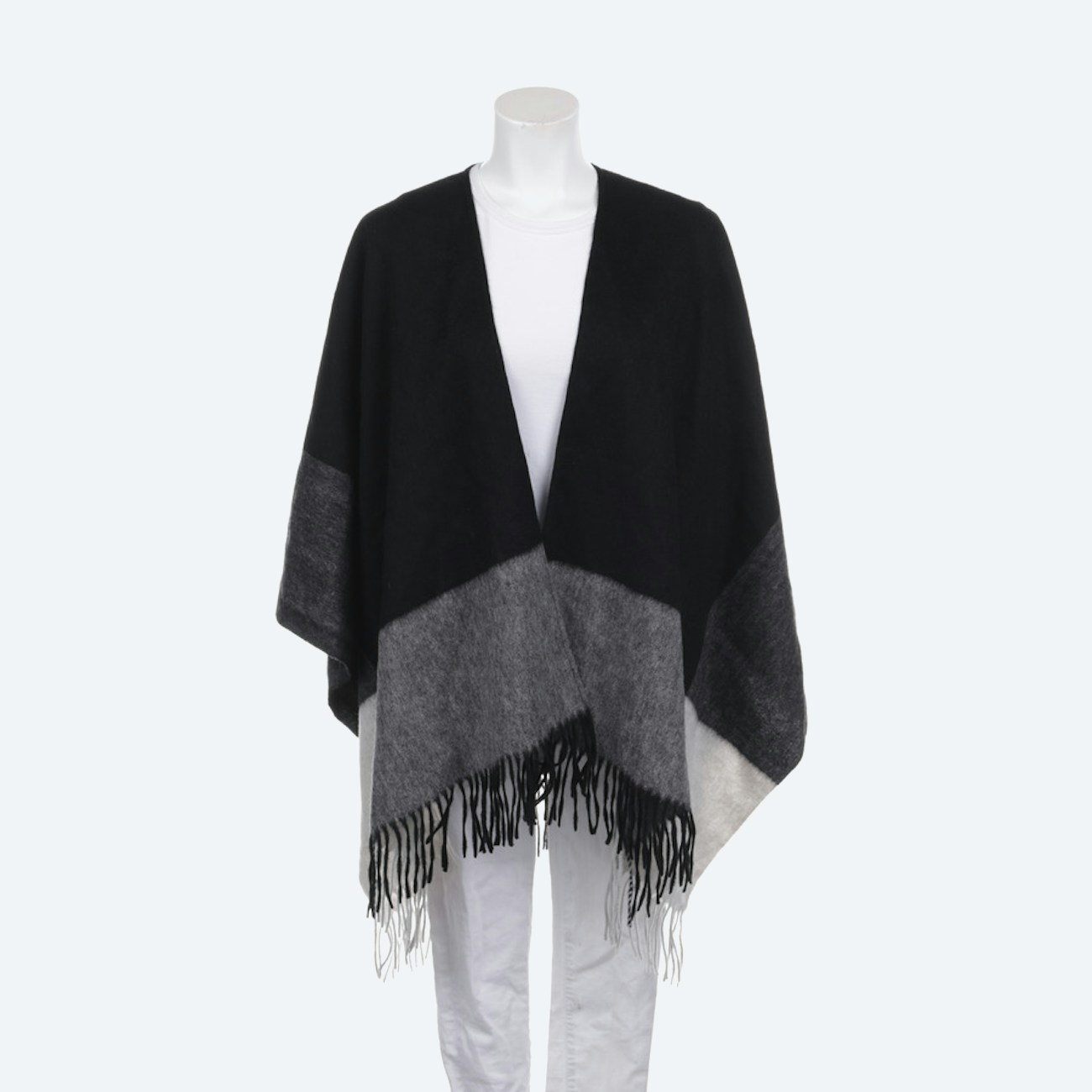 Image 1 of Wool Poncho Multicolored in color Multicolored | Vite EnVogue