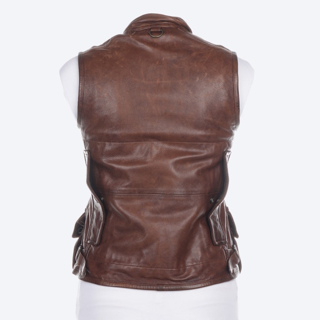 Image 2 of Leather Vest 34 Brown in color Brown | Vite EnVogue