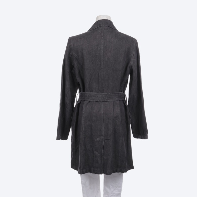 Image 2 of Linen Coat L Darkgray in color Gray | Vite EnVogue