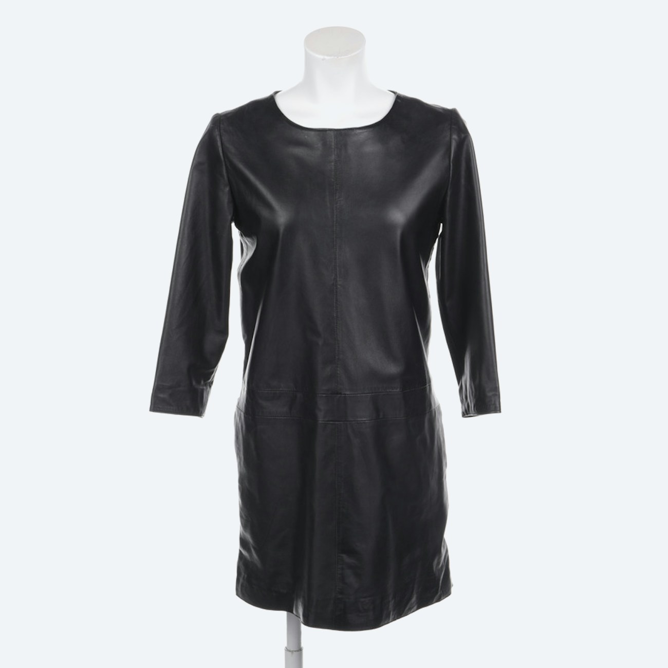 Image 1 of Leather Dress M Black in color Black | Vite EnVogue