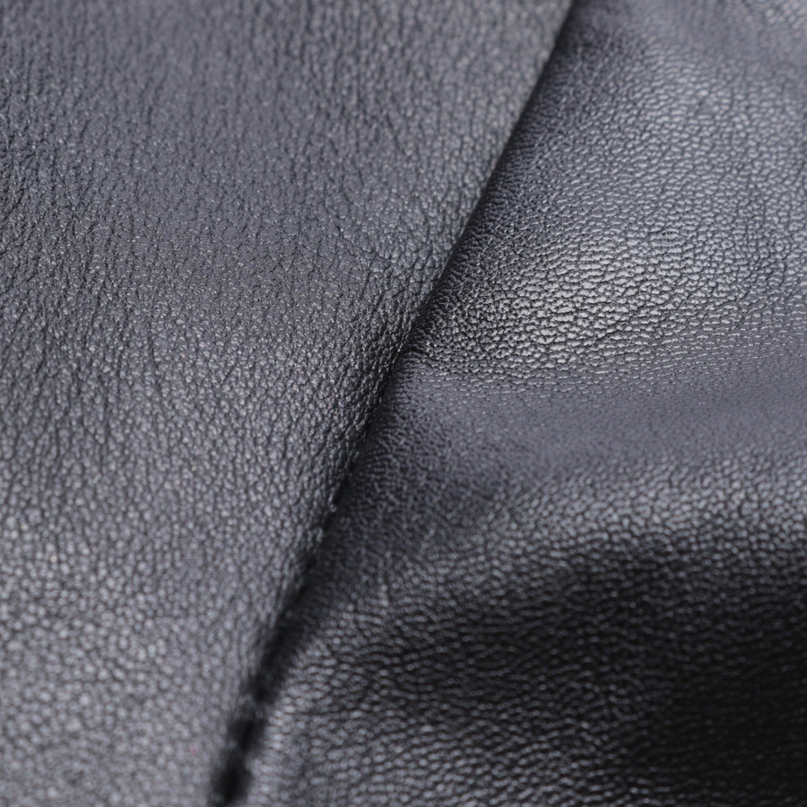 Image 3 of Leather Dress M Black in color Black | Vite EnVogue